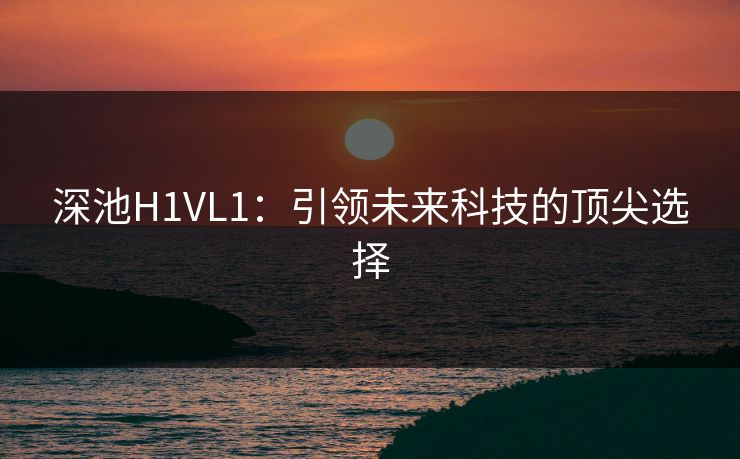 深池H1VL1:引领未来科技的顶尖选择 深池H1VL1:引领未来科技的顶尖选择
